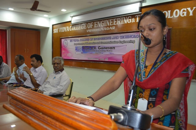 Prof.A.R.Ganesan, IIT Madras, Guest Lecture
